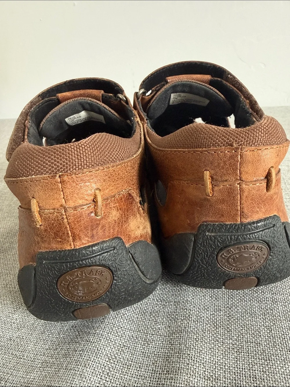 H.S. Trask Prize Brown Leather Fisherman Sandals - Classic Woven Slip-On